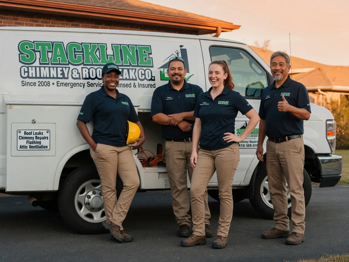 Chimney flashing repair company in Grayson, LA